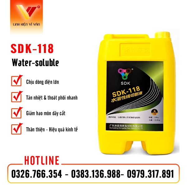 Dầu Cắt Dây SDK-118 Chính Hãng | Hiệu Suất Cao & Tiết Kiệm | Vĩ Văn