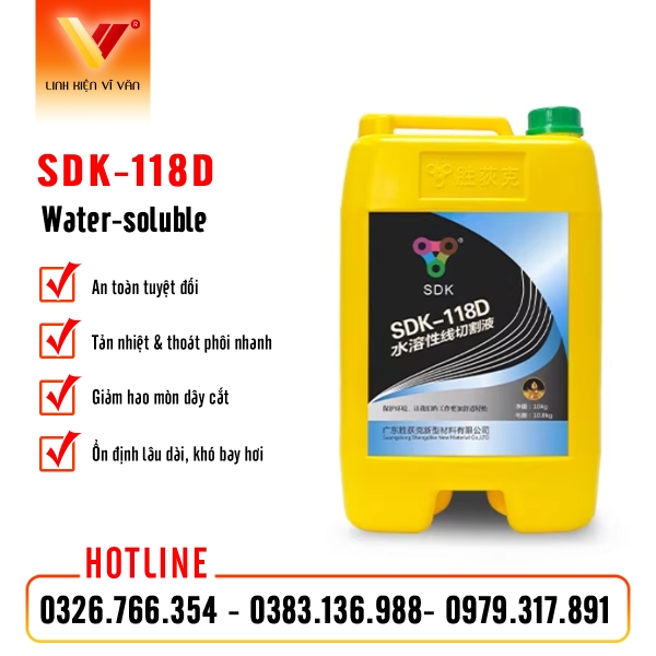 Dầu cắt dây SDK-118D Chính hãng | An toàn, không hại da | Vĩ Văn