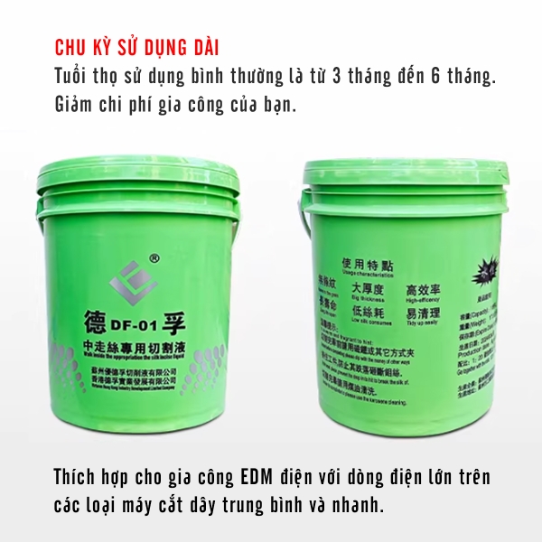 Dầu cắt dây Defu DF-01 tốc độ cao, an toàn môi trường | Vĩ Văn