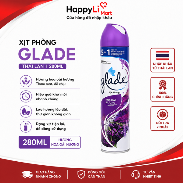 Xịt phòng Glade | Thái Lan | 280ml