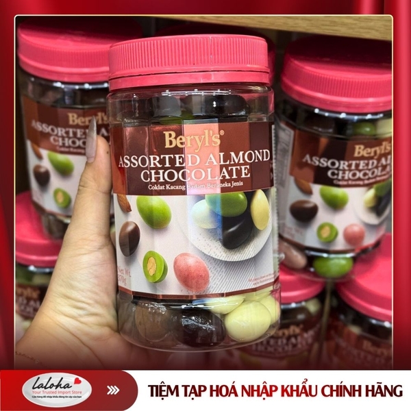 SOCOLA | BERYLS - MALAYSIA | ASSORTED ALMOND | 370G