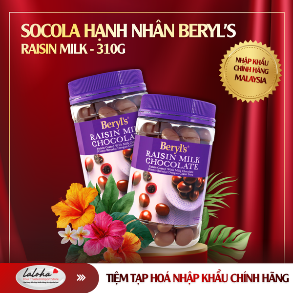 SOCOLA | BERYLS - MALAYSIA | RAISIN | 310G