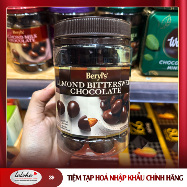 SOCOLA | BERYLS - MALAYSIA | ALMOND BITTERSWEET | 310G