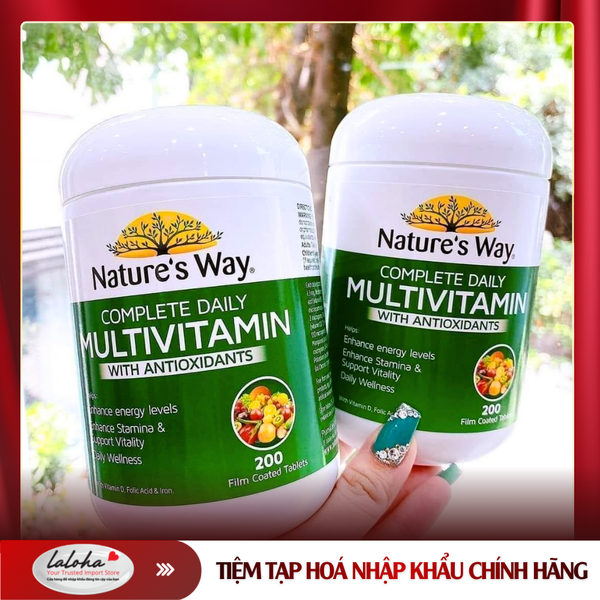 VIÊN UỐNG BỔ SUNG VITAMIN TỔNG HỢP & KHOÁNG CHẤT | NATURE'S WAY - ÚC | 100V