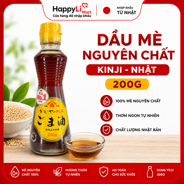 Dầu Mè Nguyên Chất | Kinji - Nhật | 200g