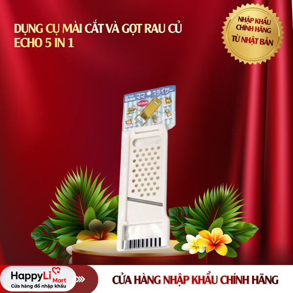 DỤNG CỤ MÀI CẮT VÀ GỌT RAU CỦ ECHO 5 IN 1