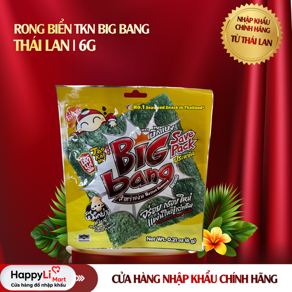 Rong biển TKN BIG BANG - Thái Lan 6gr