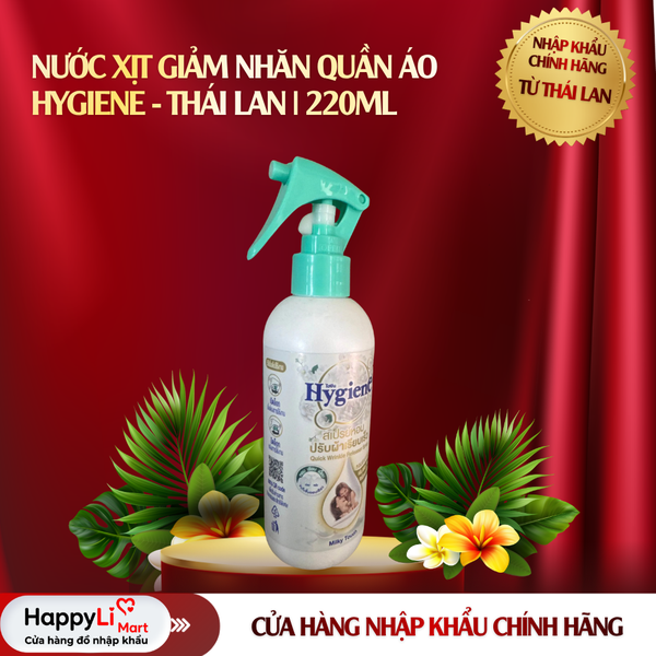 Nước Xịt Giảm Nhăn Hygiene - Thái Lan 220ml