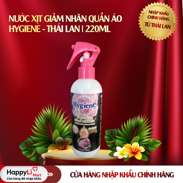 Nước Xịt Giảm Nhăn Hygiene - Thái Lan 220ml