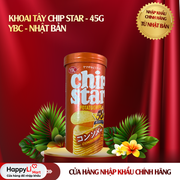 Khoai Tây Chip Star YBC - Nhật Bản 45gr
