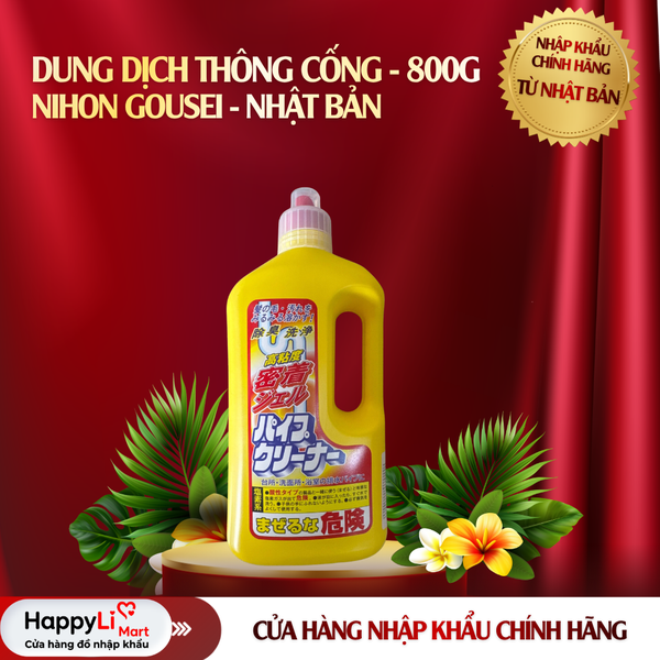 Dung Dịch Thông Cống Nihon Gousei - Nhật Bản 800gr