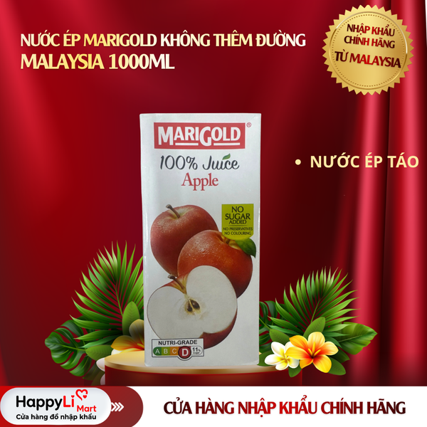 Nước Ép Marigold Không Thêm Đường - Malaysia 1000ml