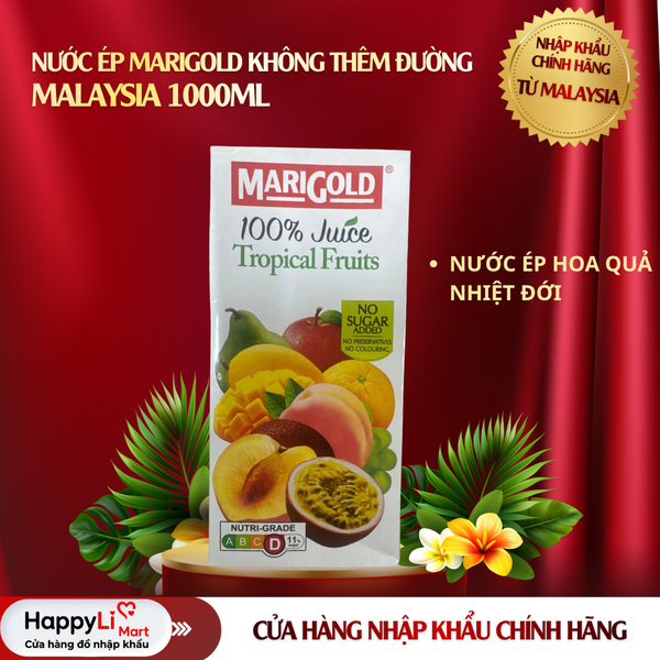 Nước Ép Marigold Không Thêm Đường - Malaysia 1000ml