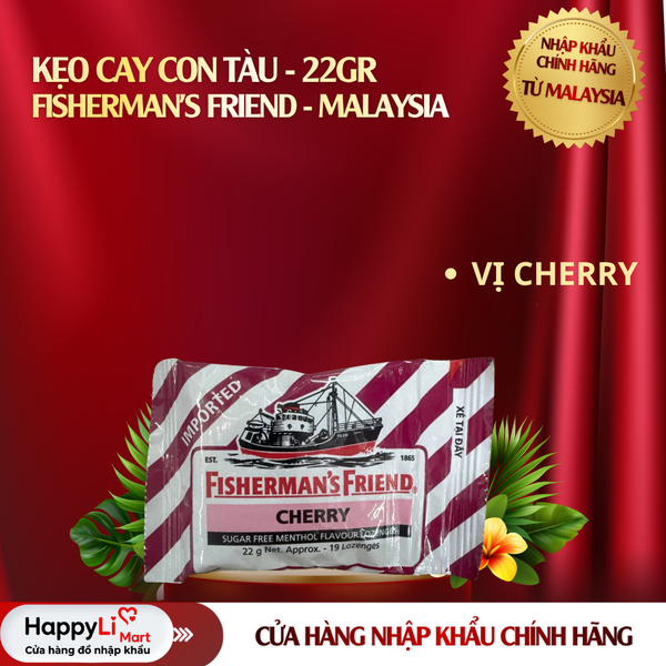 Kẹo Cay Con Tàu | Fisherman's Friend - Malaysia | 22gr