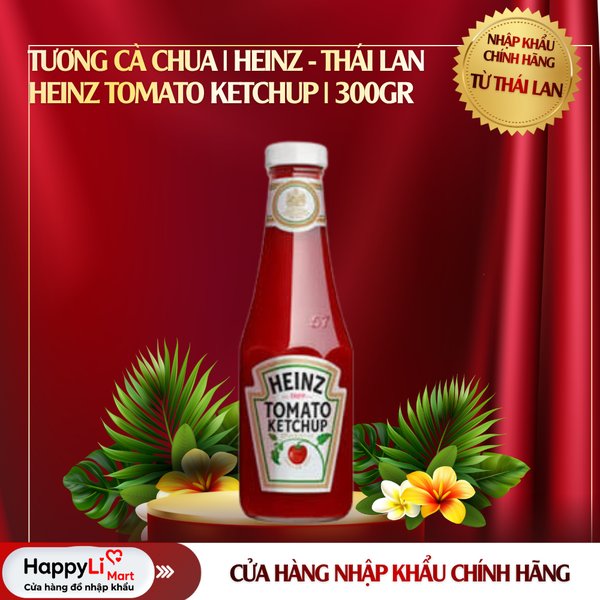 TƯƠNG CÀ CHUA | HEINZ - THÁI LAN | HEINZ TOMATO KETCHUP | 300GR