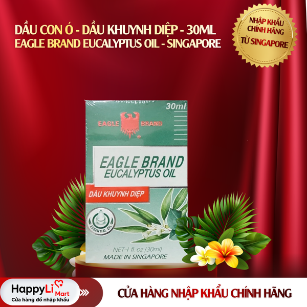 Dầu Con Ó | Eagle Brand Eucalyptus Oil - Singapore | 30ml & 25ml