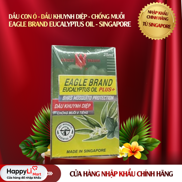 Dầu Con Ó | Eagle Brand Eucalyptus Oil - Singapore | 30ml & 25ml