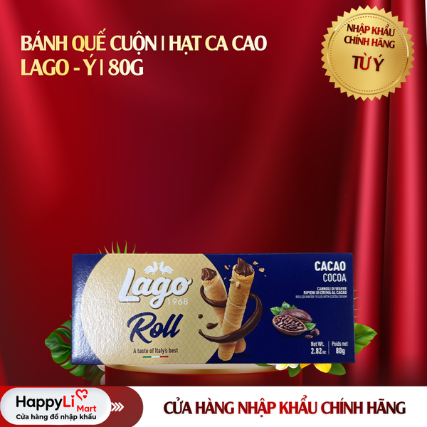 Bánh Quế Cuộn | Lago - Ý | 80g