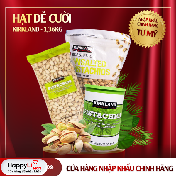 HẠT DẺ CƯỜI RANG | KIRKLAND - MỸ | 1,36KG