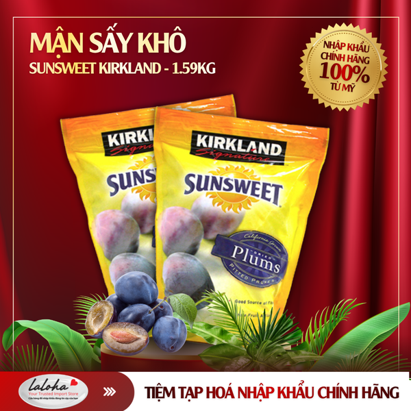 MẬN SẤY KHÔ | SUNSWEET KIRKLAND | 1.59kg