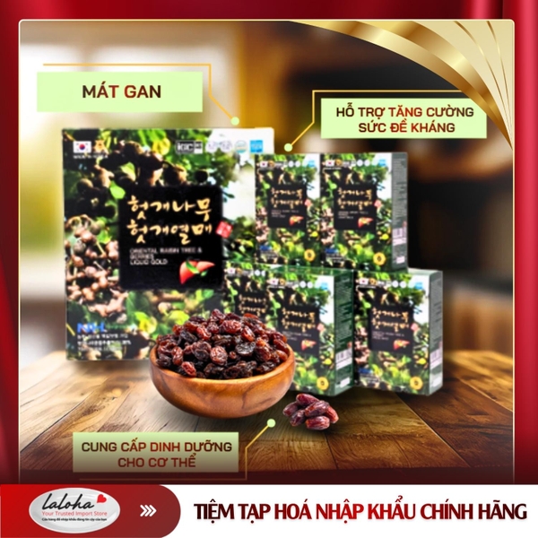 NƯỚC MÁT GAN NHO KHÔ PHƯƠNG ĐÔNG | MSBIO - HÀN QUỐC | 70ML-30 GÓI/HỘP