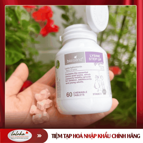 VIÊN NHAI TĂNG CHIỀU CAO | BIOISLAND - ÚC |Lysine | 60V