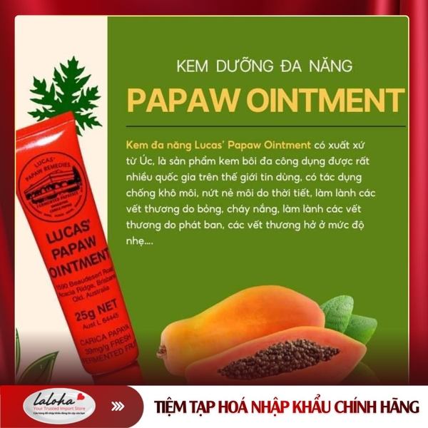 LUCAS PAPAW OINTMENT| ÚC | 25G