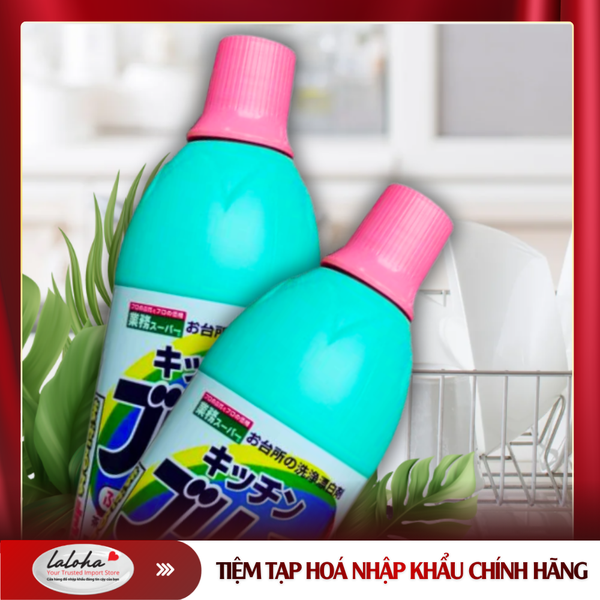 NƯỚC TẨY RỬA NHÀ BẾP | ROCKET -NHẬT BẢN | 600ML (NẮP HỒNG)