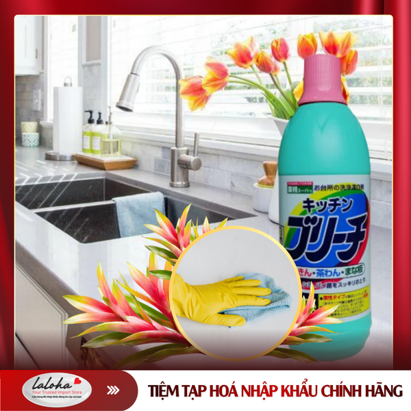 NƯỚC TẨY RỬA NHÀ BẾP | ROCKET -NHẬT BẢN | 600ML (NẮP HỒNG)