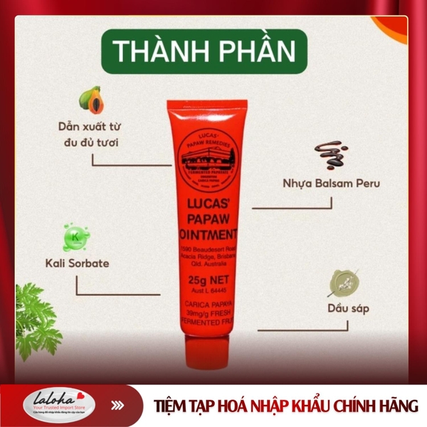 LUCAS PAPAW OINTMENT| ÚC | 25G