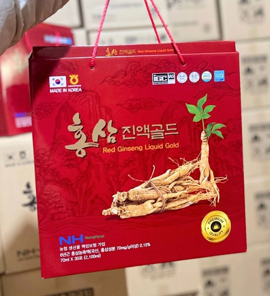 NƯỚC HỒNG SÂM GOLD NONGHYUP | KOREAN RED GINSENG - HÀN QUỐC | 30 GÓI X 70ML