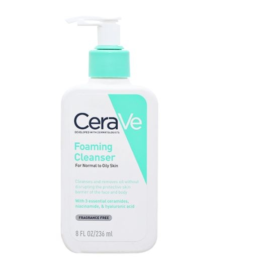 SỮA RỬA MẶT CHO DA DẦU | CERAVE | FOAMING CLEANSER |236ML