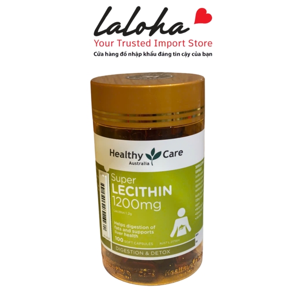 TINH CHẤT MẦM ĐẬU NÀNH | HEALTHY CARE – ÚC | SUPER LECITHIN | 1200mg