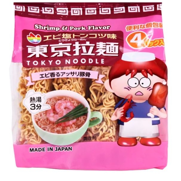 MÌ ĂN LIỀN CHO BÉ TỪ 1 TUỔI | TOKYO RAMEN NHẬT BẢN | VỊ GÀ | GÓI 4 VẮT 112G