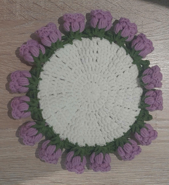 LÓT LY HOA CHUÔNG - TÍM | HANDMADE