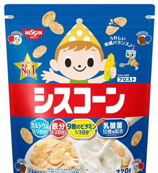 NGŨ CỐC DINH DƯỠNG CHO BÉ VỊ SỮA |  NISSIN – NHẬT BẢN | VỊ SỮA |180G (TÚI XANH)
