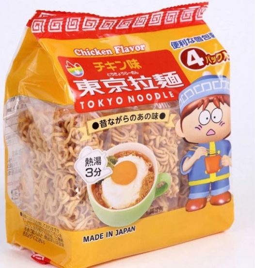 MÌ ĂN LIỀN CHO BÉ TỪ 1 TUỔI | TOKYO RAMEN NHẬT BẢN | VỊ THỊT HEO TÔM | GÓI 4 VẮT 112G