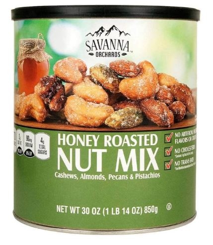 HẠT HỖ HỢP TẨM MẬT ONG | Savanna - MỸ |  Gourmet Honey Roasted Nut Mix | 850g