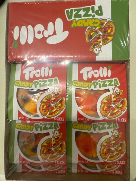 KẸO DẺO HÌNH PIZZA | TROLLI - TRUNG QUỐC | GUMMI CANDY - CANDY PIZZA | 15,5GR