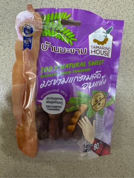 ME NGỌT SẤY KHÔ KHÔNG HẠT | TAMARIND HOUSE - THÁI LAN | 80GR