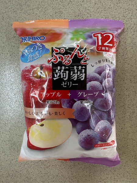 Thạch Trái Cây Orihiro - Nhật Bản 240g (12 gói nhỏ)