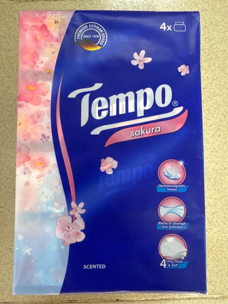 Khăn giấy gói rút TEMPO | Đức | (4 gói)