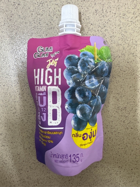 Nước thạch Jelly GUMI GUMI - Thái Lan 135g (10%)