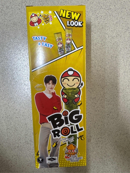 Snack Rong Biển Tao Kae Noi Big Roll - Thái Lan 15g (6 gói x 2.5g)