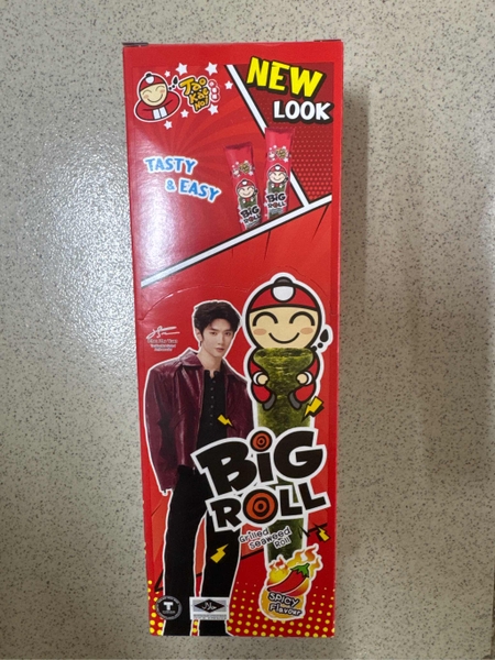 Snack Rong Biển Tao Kae Noi Big Roll - Thái Lan 15g (6 gói x 2.5g)