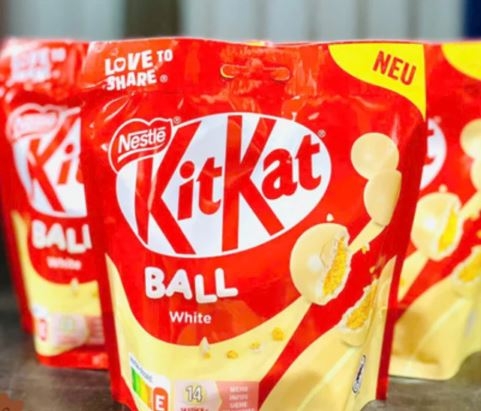 BÁNH KITKAT BALL WHITE VIÊN TRÒN | NHẬT BẢN | GÓI 130G