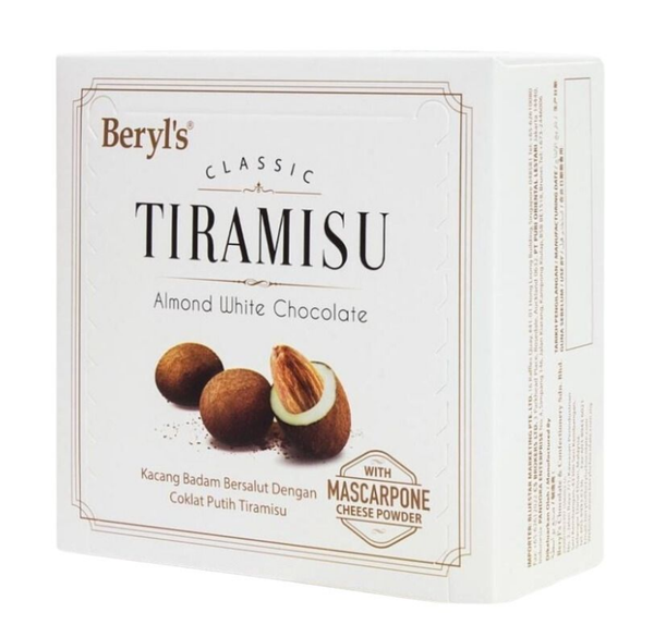 SOCOLA | BERYLS - MALLAYSIA | CLASSIC TIRA ALMOND WHITE | 65G