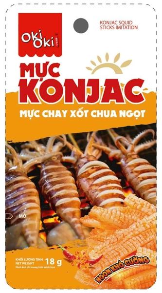 MỰC CHAY | OKI OKI - TRUNG QUỐC | XỐT CHUA NGỌT | 18G