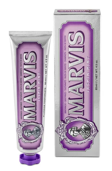 KEM ĐÁNH RĂNG | MARVIS - Ý | JASMIN MINT | HOA NHÀI BẠC HÀ | 85ML (Màu tím)