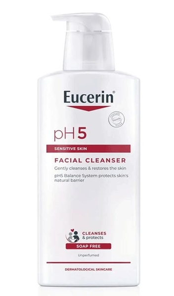SỮA RỬA MẶT | EUCERIN - ĐỨC | PH5 Facial Cleanser - DỊU NHẸ CHO DA NHẠY CẢM | 100ml